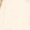 Cream Blended Viscose Kurta Pajama with Embroidery